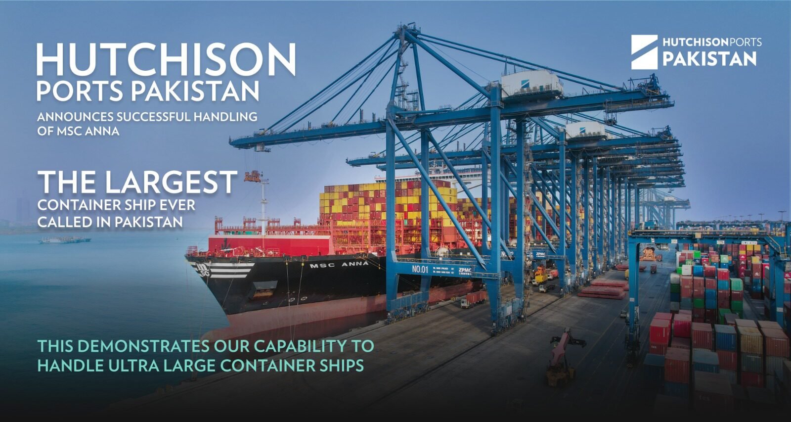 Hutchison Ports Pakistan key visual