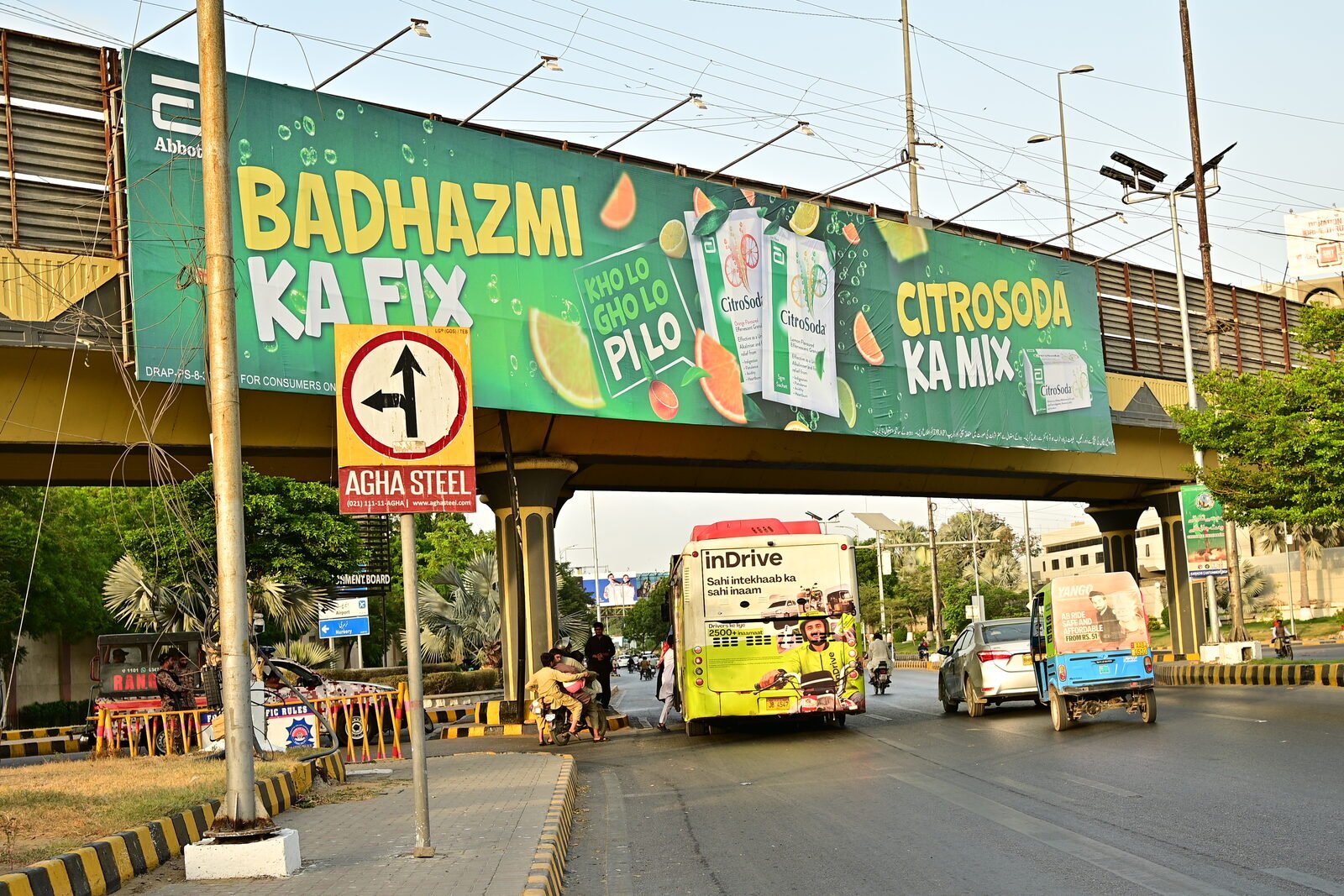 Abbott Citrosoda bridge panel site photo