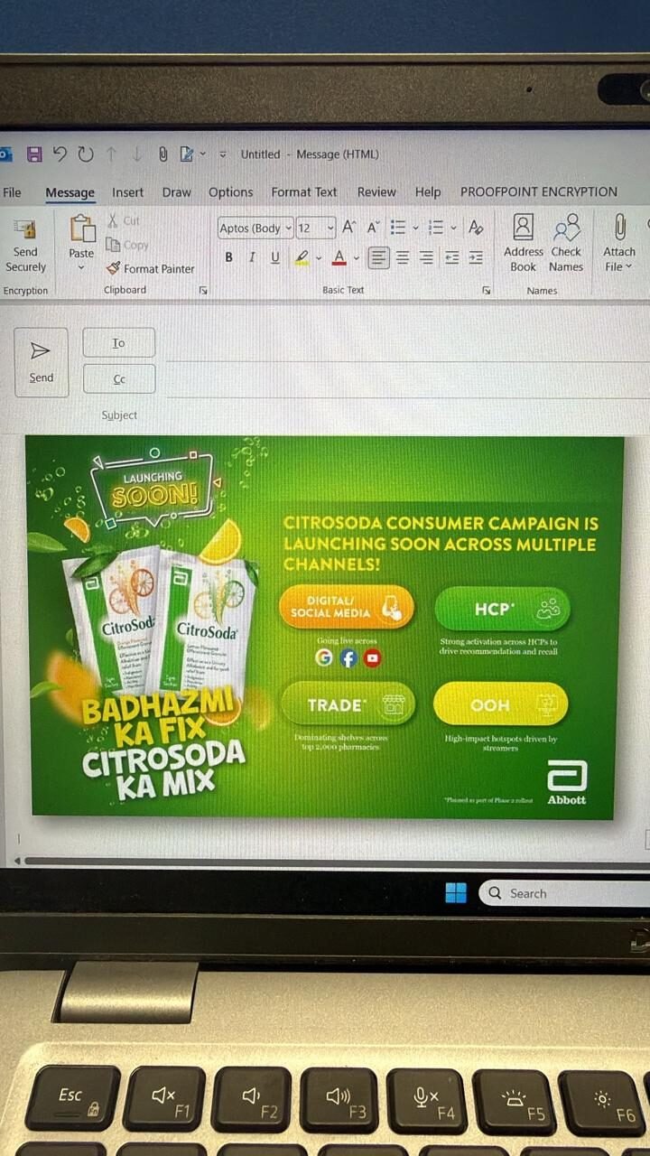 Abbott Citrosoda campaign launch creative